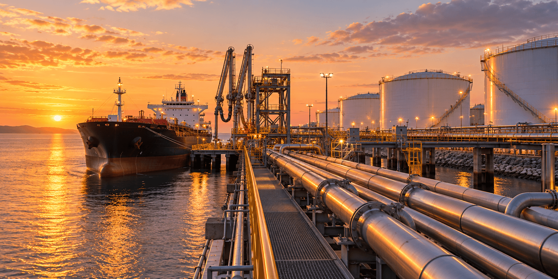 Energy infrastructure and petroleum storage terminal
